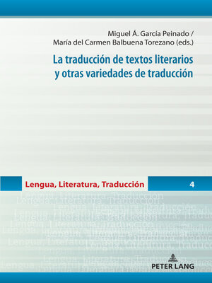 cover image of La traducción de textos literarios y otras variedades de traducción